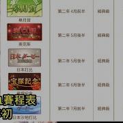 馬娘 賽程表