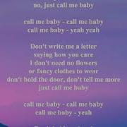 Call Me Baby Feat Zorro