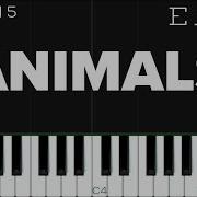 Animals Maroon 5 Piano Tutorial