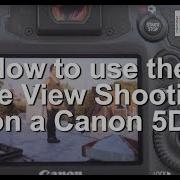 キャノン5D Mモードの液晶画面