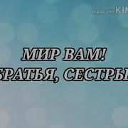 Мир Вам Братья Сестры