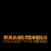 Rammstein Ashe Zu Asche