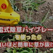 ムサシ 除草バイブレータ 充電 できない