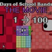 Days Of School Bands 1 100